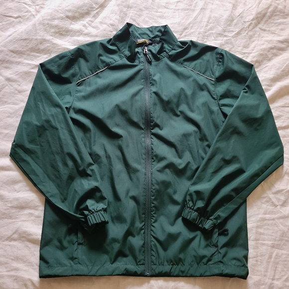 Core 365 Men's Ash City Forest Green Unlined Lightweight Windbreaker Jacket - Picture 7 of 13
